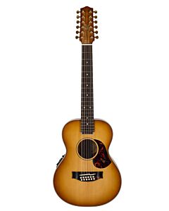 Maton EMD12 Diesel Mini 12 String Acoustic Electric Guitar in Vintage Amber Stain