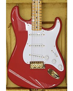 Fender Custom Shop 50's Stratocaster NOS, AAA Birdseye Maple Neck, Gold Hardware in Fiesta Red