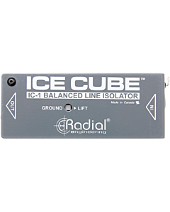 Radial IC-1 Single Channel Passive XLR Line Isolator