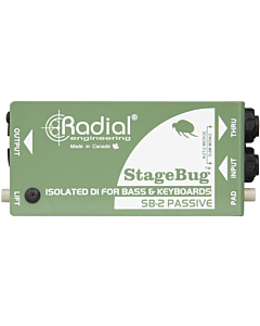 Radial StageBug SB-2 1-channel Passive Instrument Direct Box
