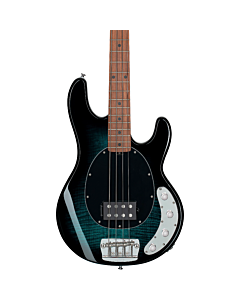 Sterling By Music Man StingRay 34 Electric Bass in Flame Maple Teal