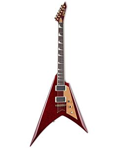 ESP LTD KH-V Kirk Hammett V in Red Sparkle