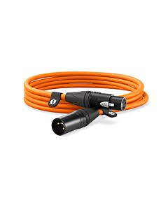 RODE XLR3  3m Premium XLR Cable in Orange