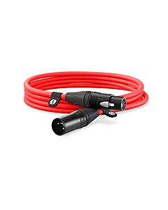 RODE XLR3  3m Premium XLR Cable in Red
