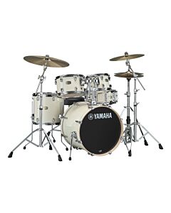 Yamaha Stage Custom Birch Fusion Kit in Classic White with PST5 Cymbals
