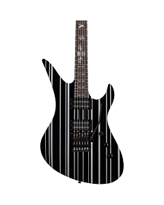 Schecter Synyster Gates Standard Electric Guitar in Gloss Black with Silver Pinstripes