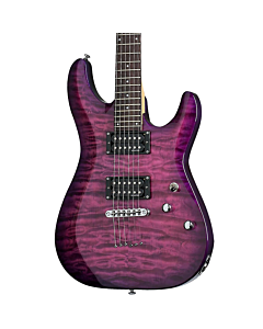 Schecter C-6 Plus Electric Guitar in Magenta