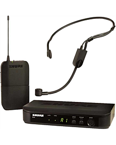 Shure Wireless Headworn Mic System BLX1 Tx; PGA31 Mic; BLX4 Rx Auto Setup 662-686MHz