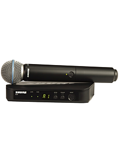 Shure Wireless Handheld System BLX2 Tx; BETA58 Mic; BLX4 Rx Auto Setup 662-686MHz