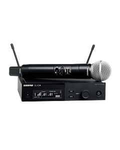 Shure SLXD24/SM58 Wireless System with SM58 Handheld Transmitter - Frequency H57 = 520-564MHz