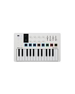 Arturia MiniLAB 3 Compact MIDI Keyboard & Pad Controller in White