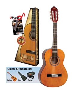 Valencia 100 Series 1/2 Size Classical Guitar Package