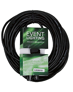 Event Lighting XLR5M5F20 5 Pin 20m DMX Cable